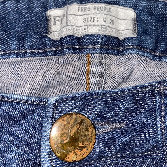 FREE PEOPLE Taverniti Skinny Denim with Ankle Zippers - Picture 3 of 6